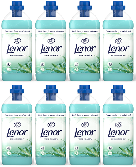 8 x Lenor Fresh Meadow 33 Wash - 1.15 LITRE