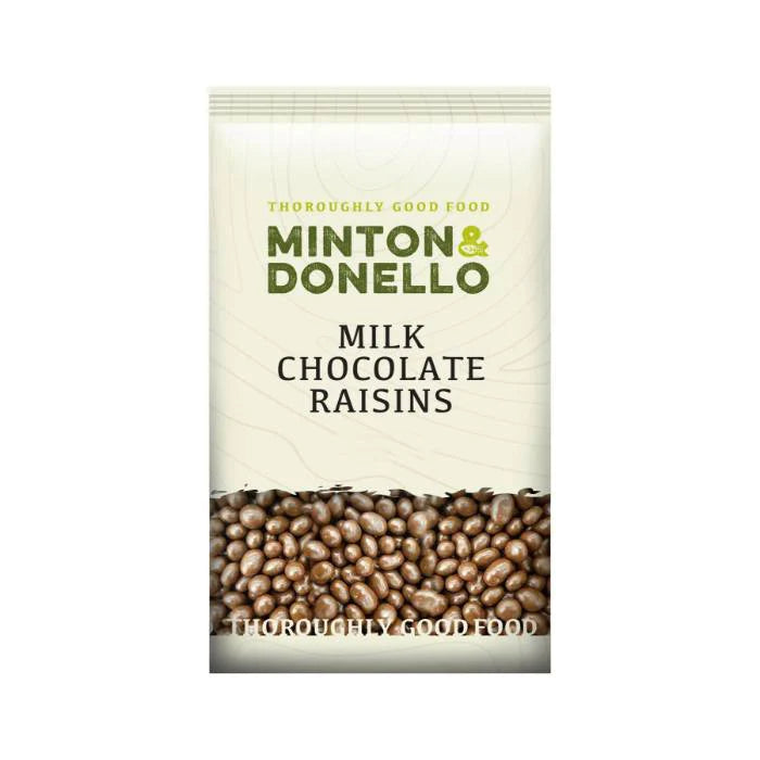 6 x Minton & Donello Milk Chocolate Raisins - 500g