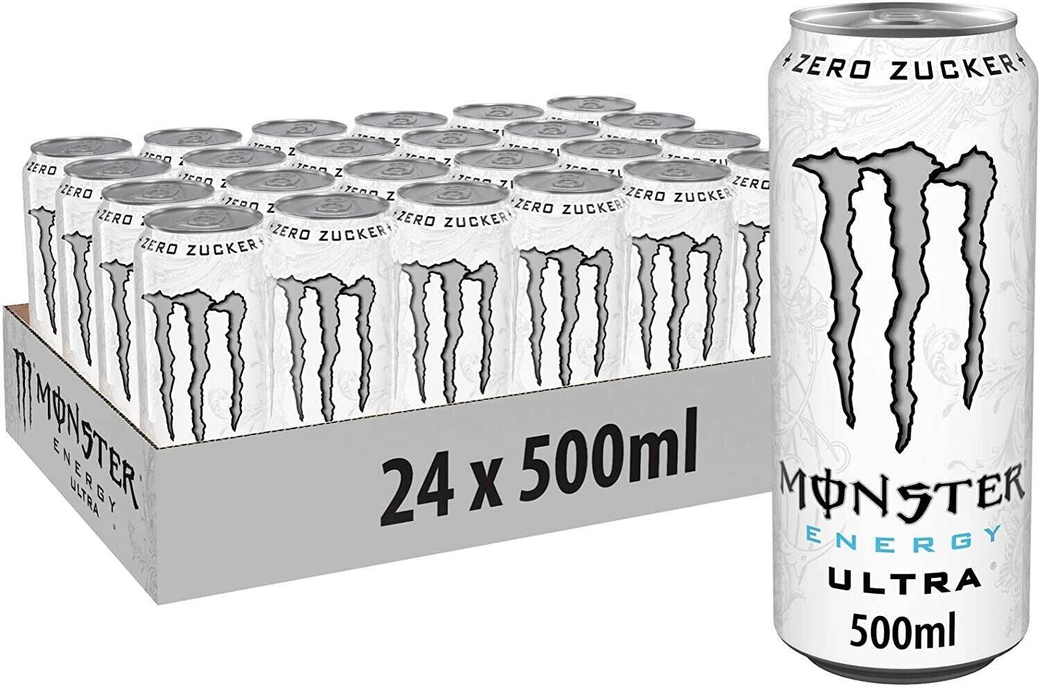 24 x Monster Energy Ultra Zero X 500Ml