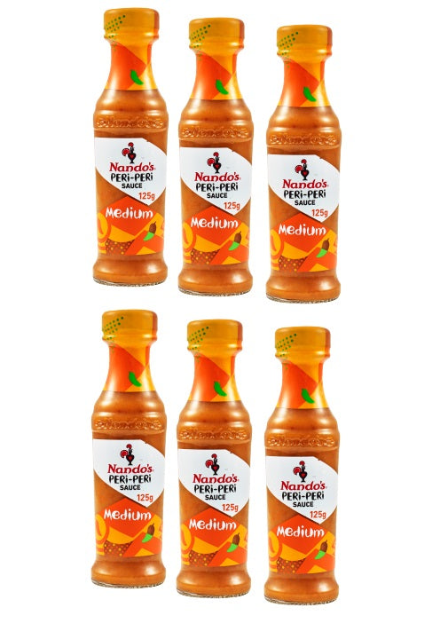 6 x Nandos Peri Peri Sauce Medium 125Ml