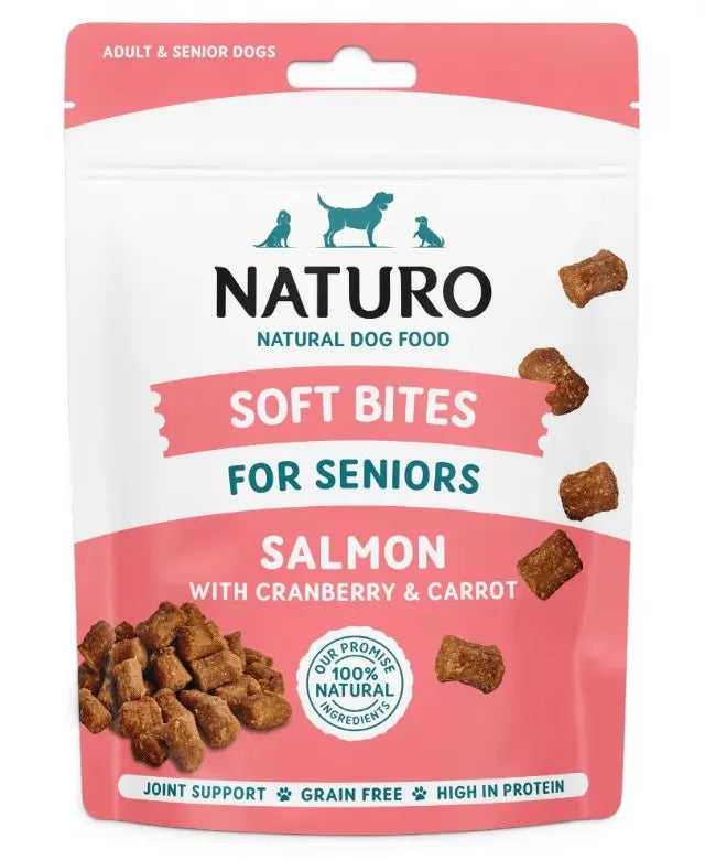 8 X Naturo Soft Bites For Seniors - 70Gm
