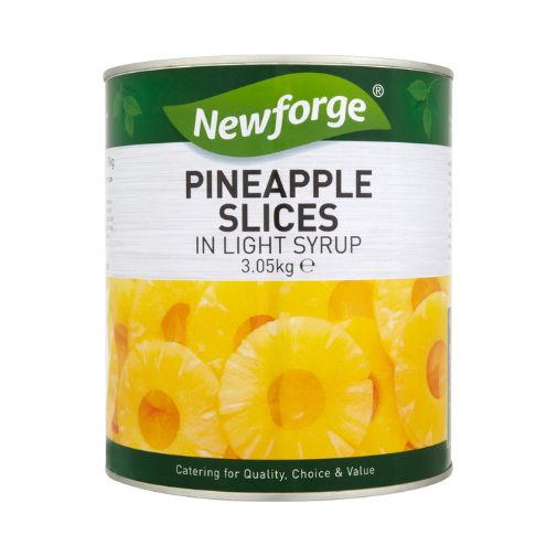 Newforge Pineapple Slices In Light Syrup 3.05kg