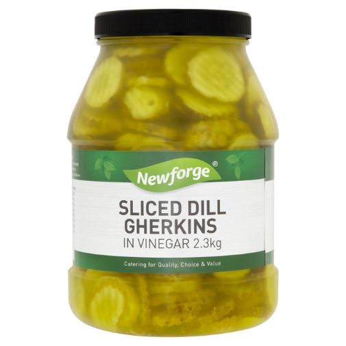 Newforge Sliced Dill Gherkins In Vinegar 2.3Kg