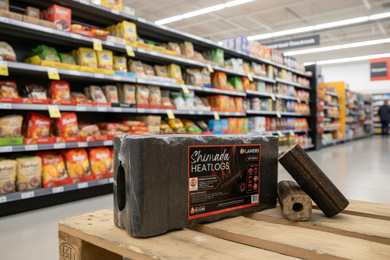 Flamers Shimada Heat Logs - 12 PACK