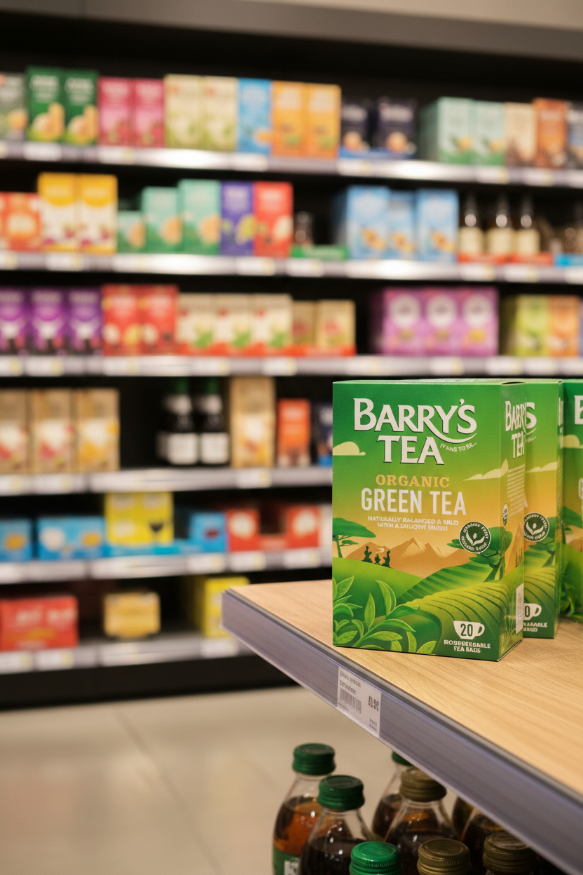 Barrys Tea 20 Organic Green Tea 36G