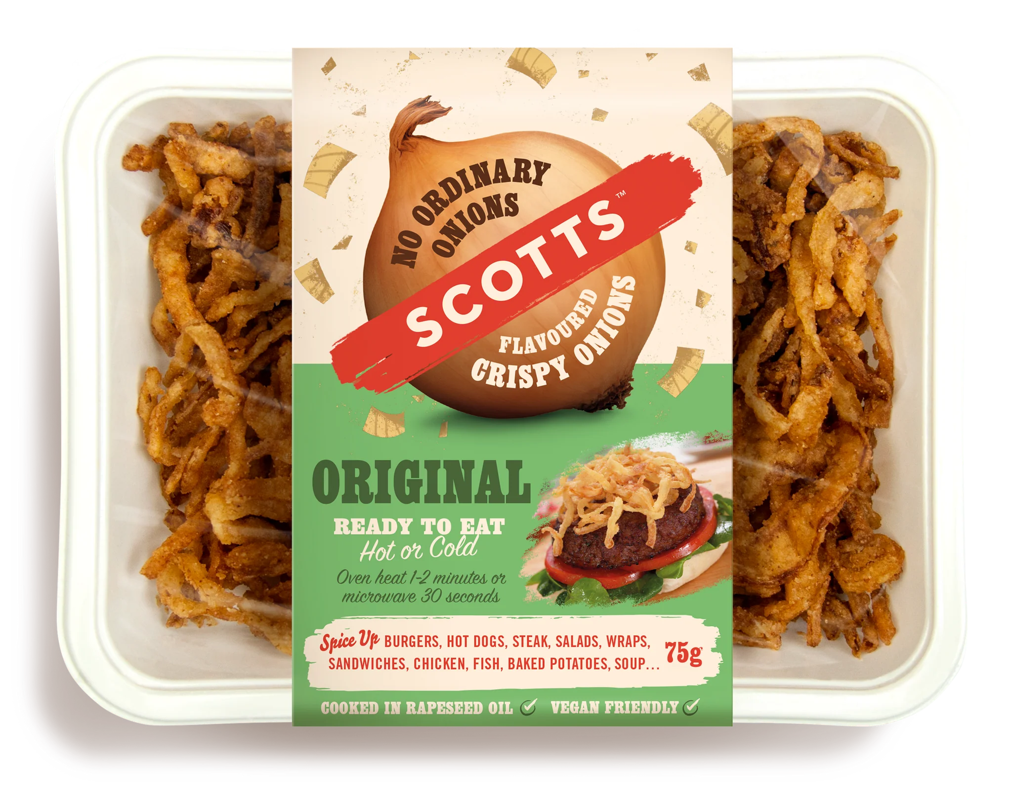 8 x Scotts Flavoured Crispy Onions Original 200G