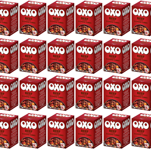 24 x Oxo 12 Beef Stock Cubes 71G