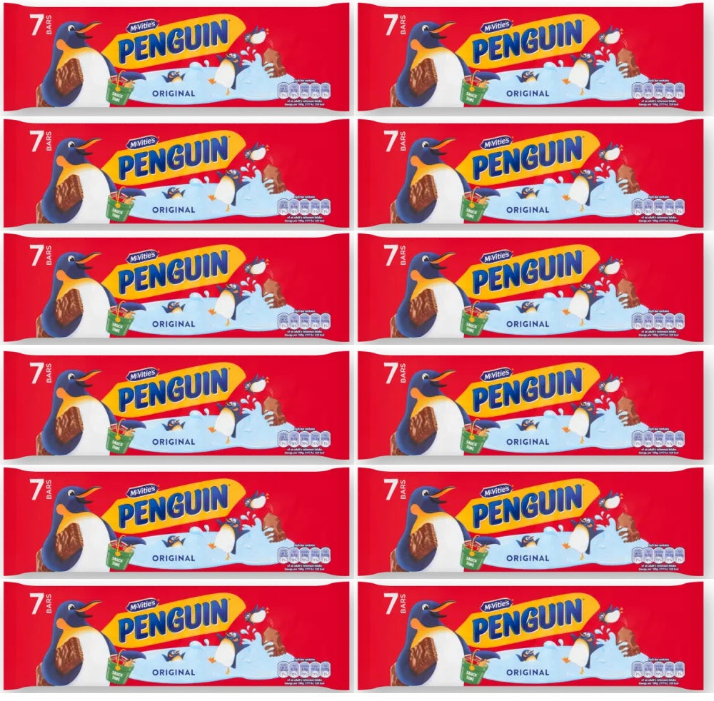 12 x Mcvities Milk Penguin 7pk - 172GM