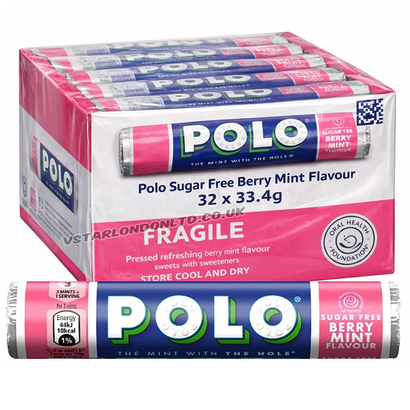 32 X Polo Berry Mint Sugar Free - 34Gm