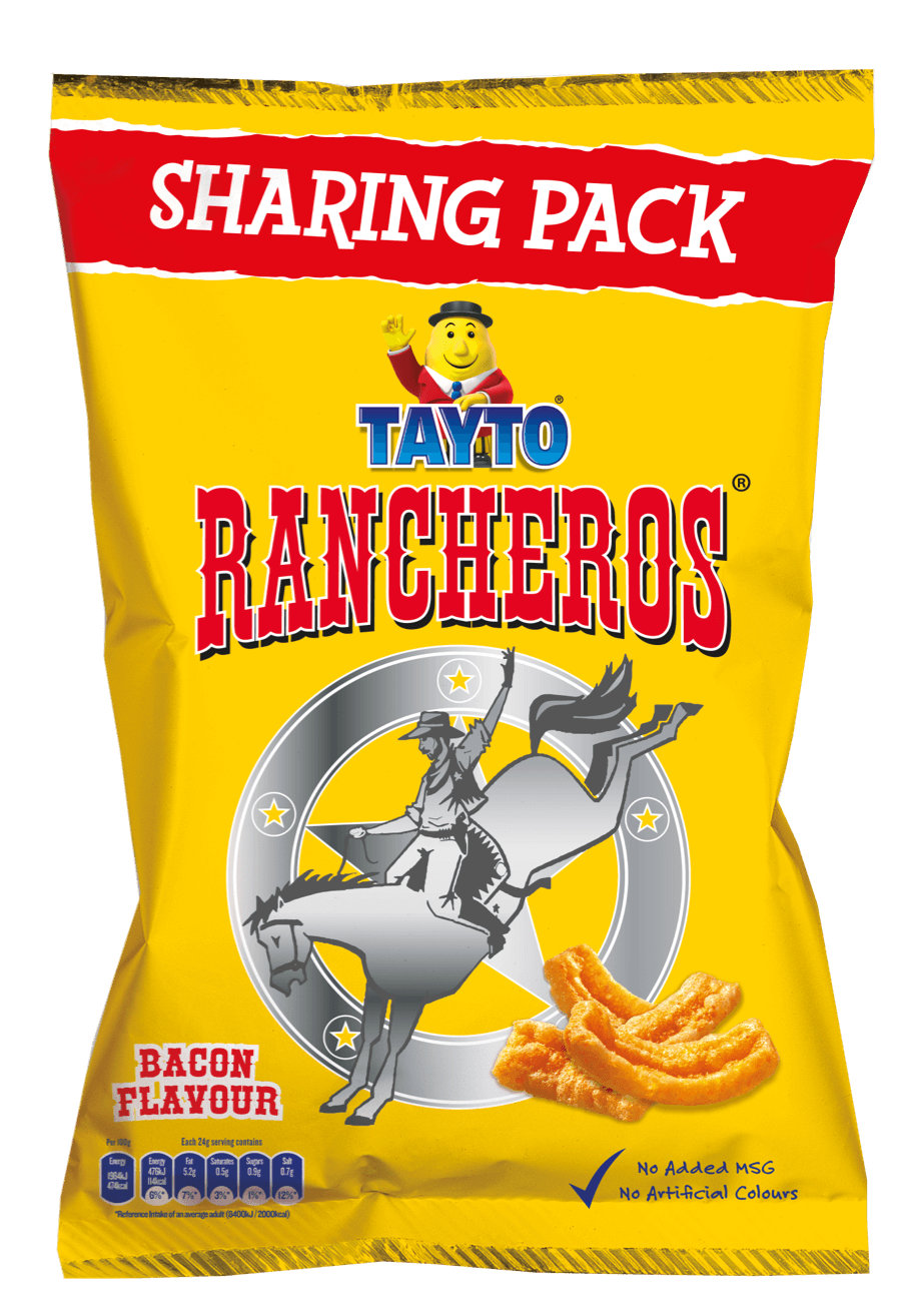 12 x Tayto Rancheros Bacon Flavour 100G