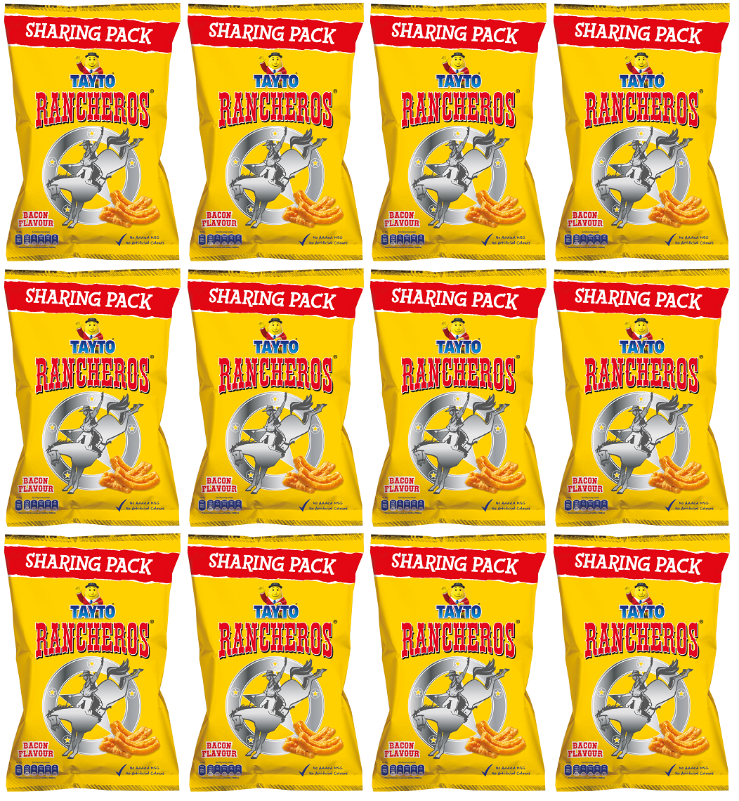 12 x Tayto Rancheros Bacon Flavour 100G