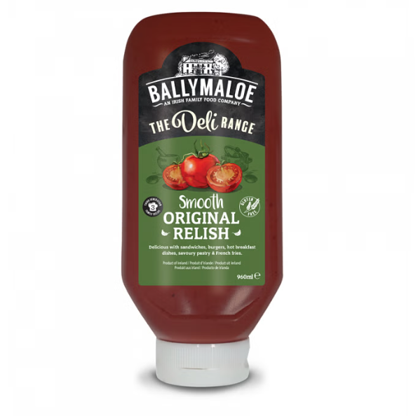 6 x Ballymaloe The Deli Range Smooth Original Relish 960Ml