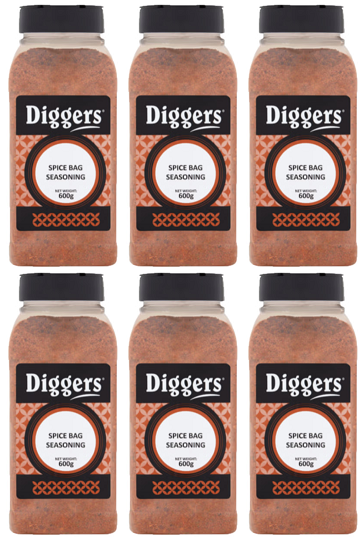 6 x Diggers Spice Bag Seasoning 600G