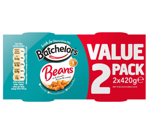 12 x Batchelors Beans 2 X 420G