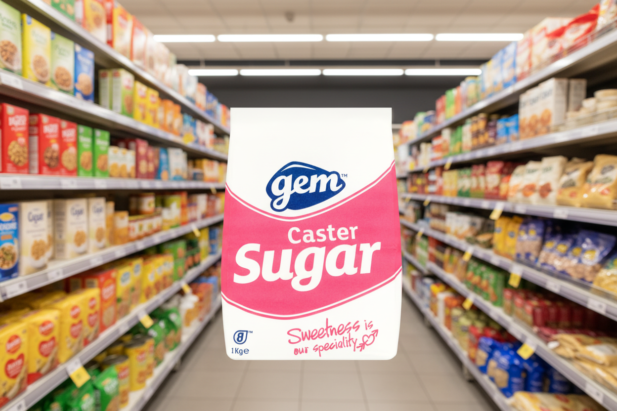 15 x Gem Caster Sugar 1Kg