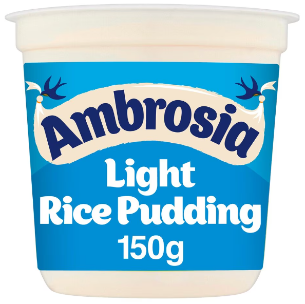 6 x Ambrosia Light Rice Pudding 150G