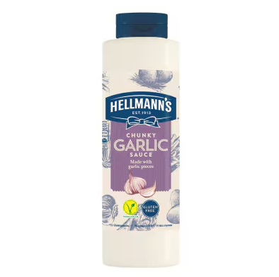 Hellmann's Chunky Garlic Sauce 850Ml (858G)