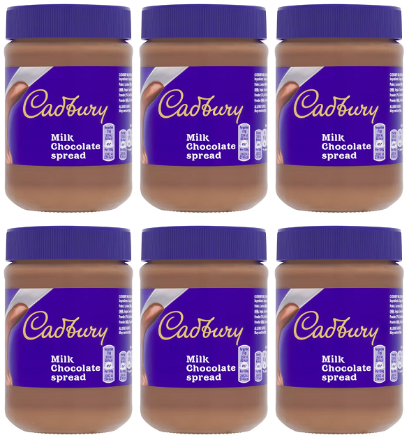 6 x Cadbury Milk Chocolate Spread 400G