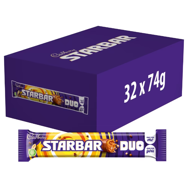 32 x Cadbury Starbar Duo 74G