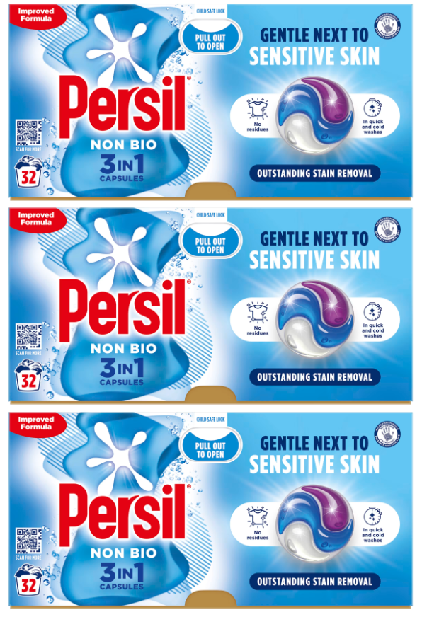 3 x Persil Caps 26W Nonbio