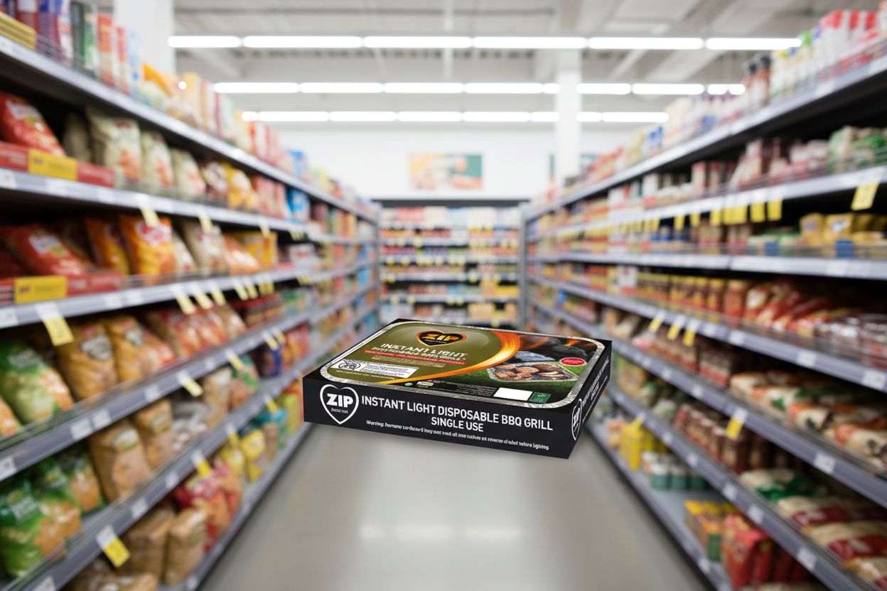 12 x Zip Instant Light Bbq Tray 540G