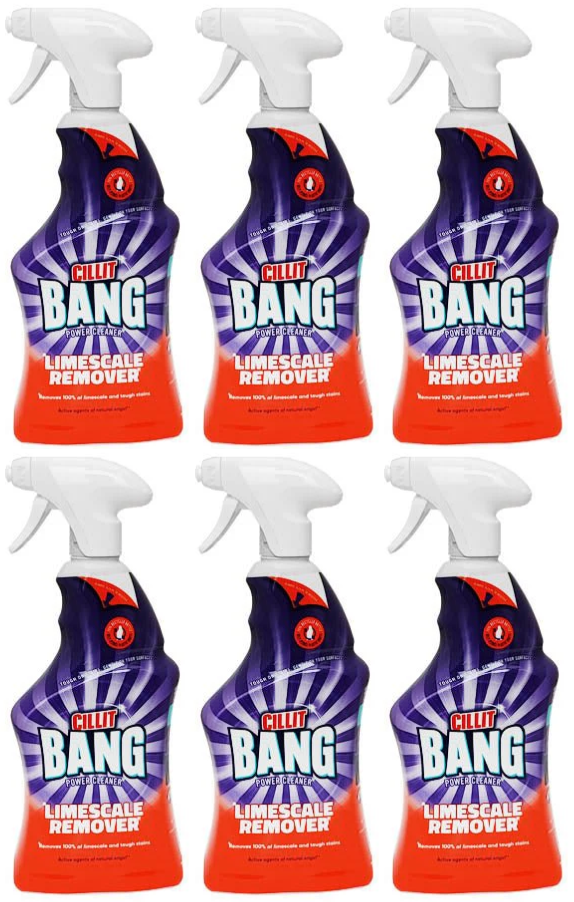 6 x Cillit Bang Limescale Remover 750 ml