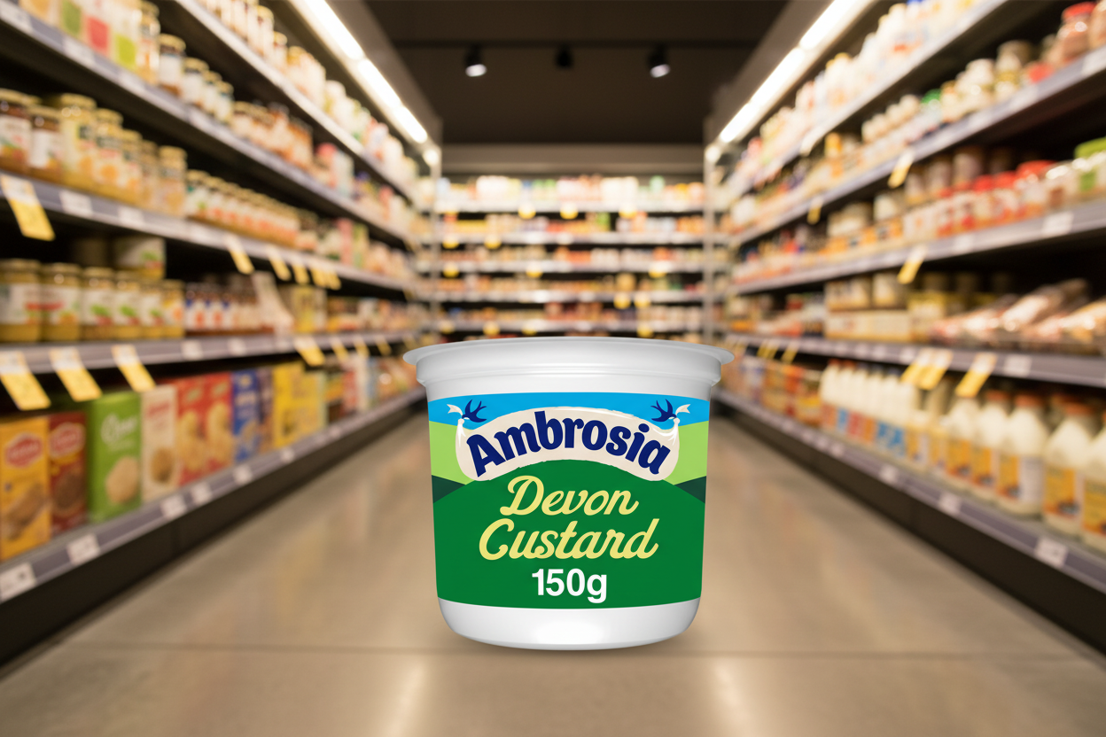 12 x Ambrosia Devon Custard 150G