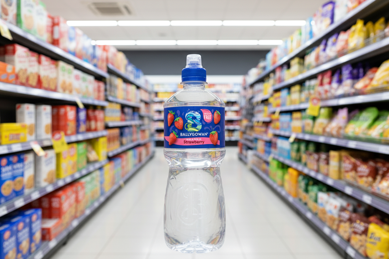 12 x Ballygowan Hint Of Fruit Strawberry 750Ml