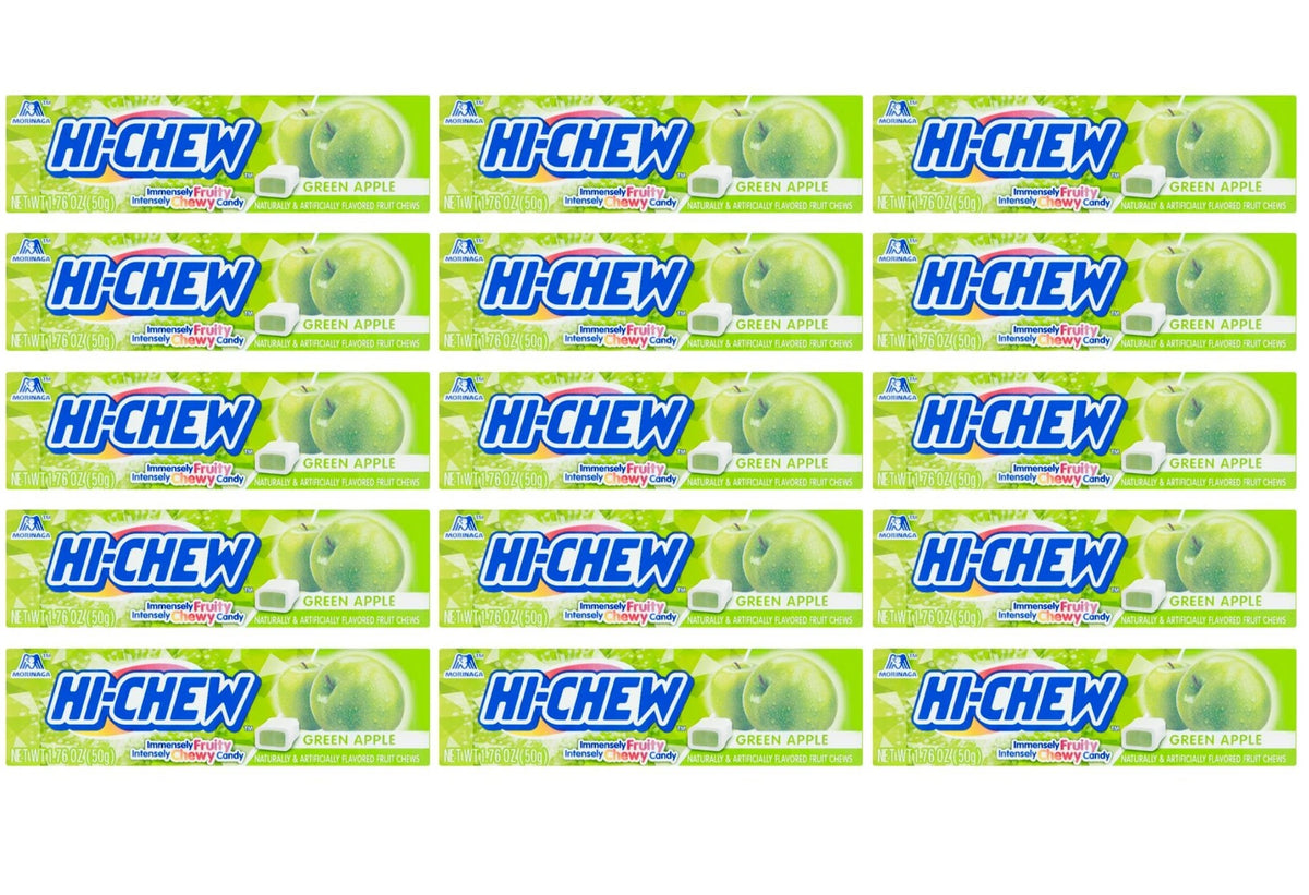 15 X Hi-Chew Green Apple - 50Gm