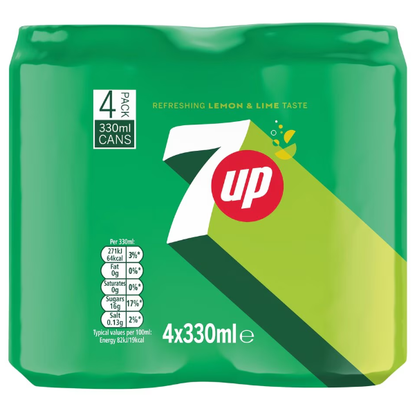 6 x 7Up 4 X 330Ml