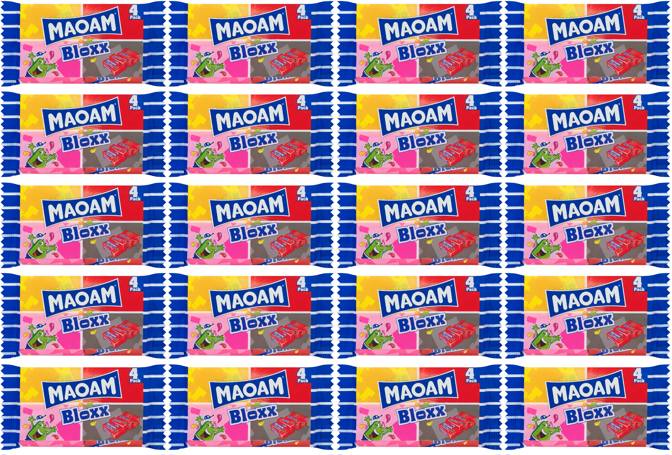 20 x Maoam Bloxx 4 X 22G (88G)
