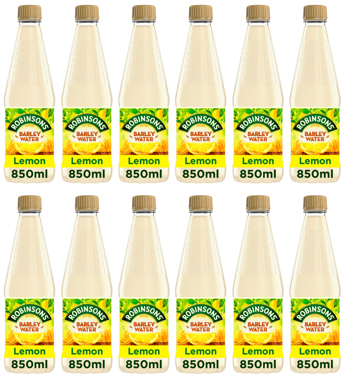 12 x Robinsons Barley Water Lemon 850Ml