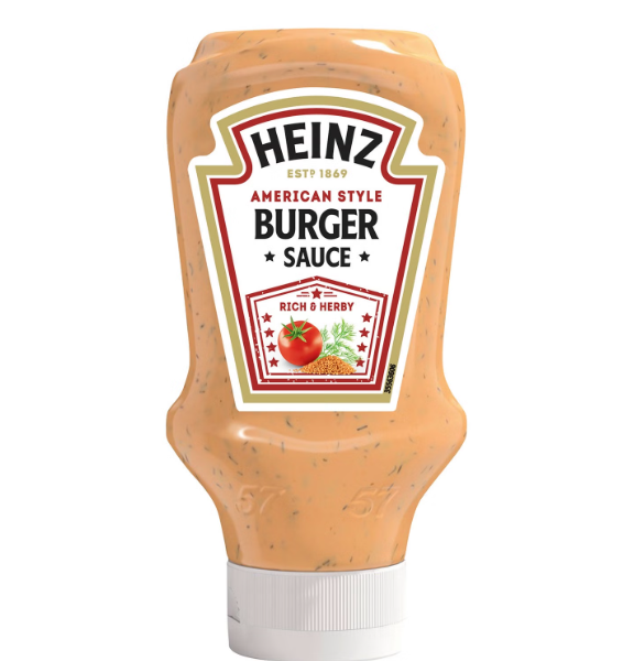 10 x Heinz Burger Sauce  - 400ML