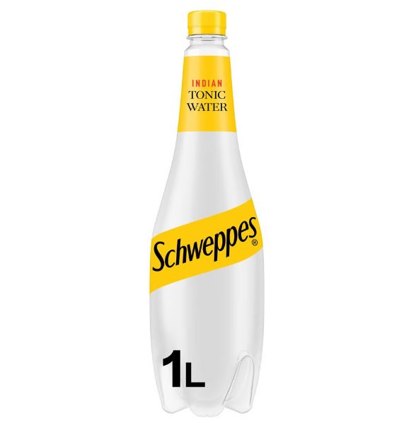 12 x Schweppes Tonic Water - 1LTR