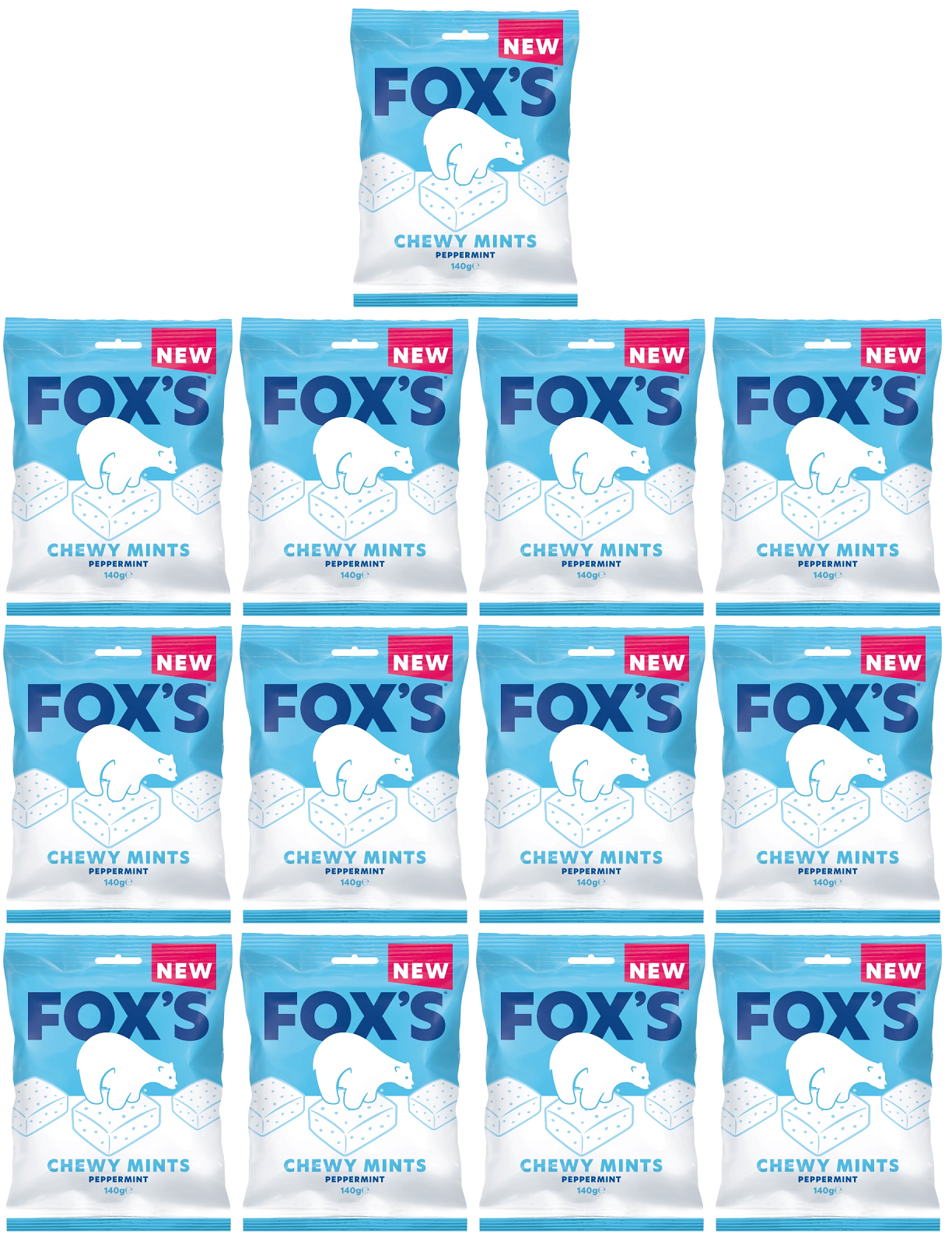 13 x Foxs Chewy Mints - 140GM