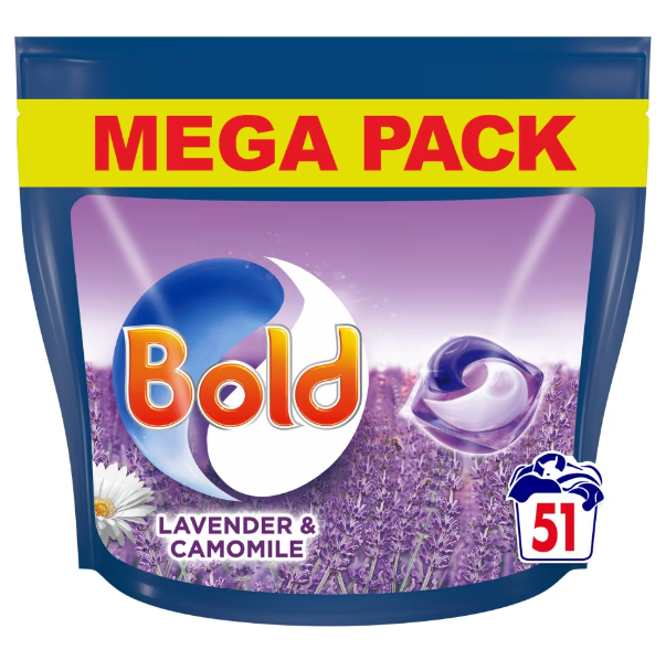 2 x Bold All In 1 Pods Lavender  - 51 PACK