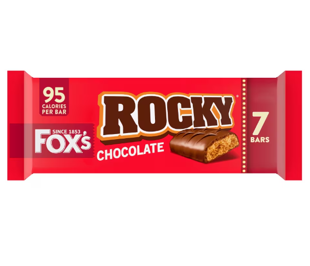 24 x Foxs Rocky Chocolate 7pk - 133GM