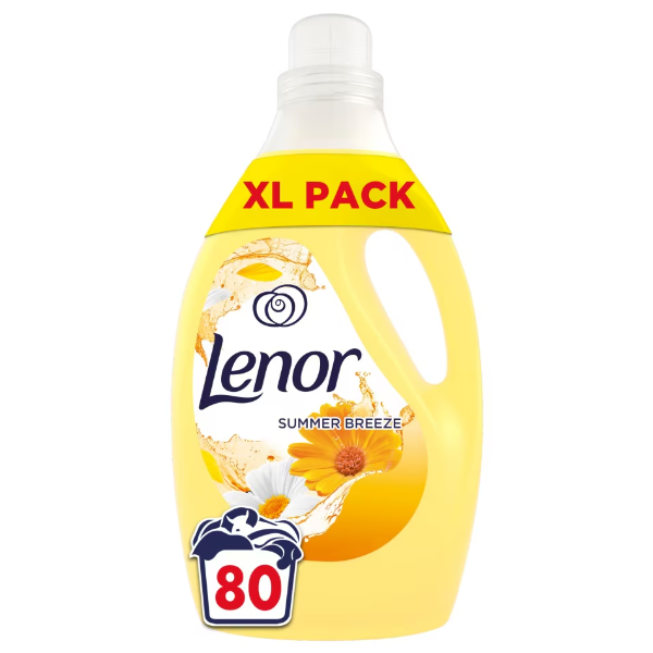 4 x Lenor Summer Breeze 80 Wash - 2.64 LITRE