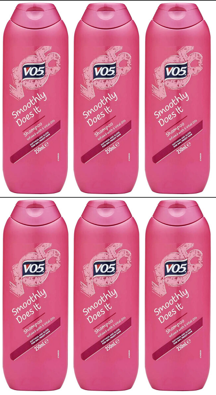 6 x V05 Shampoo Smooth - 250ML