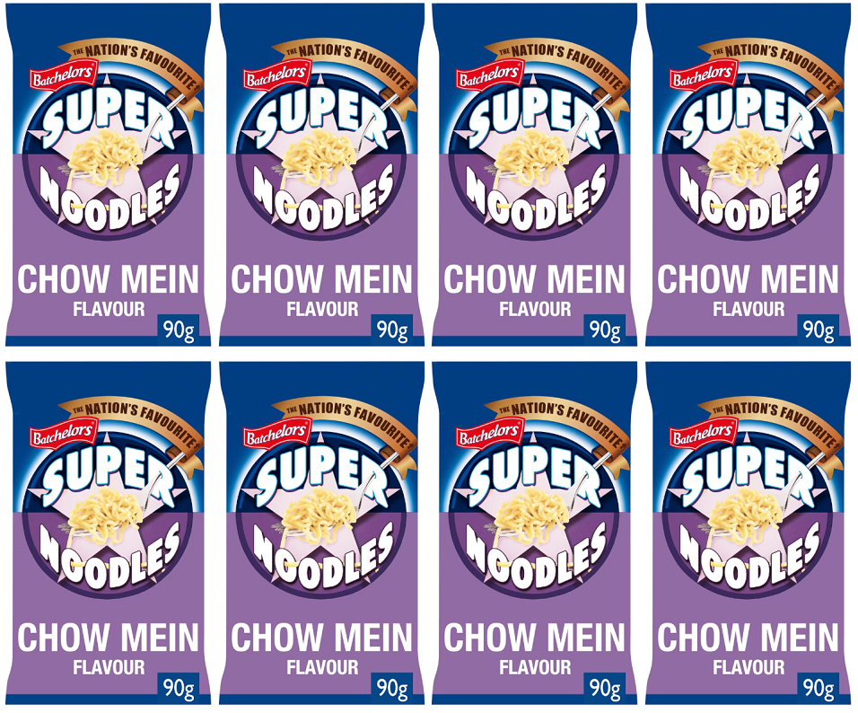 8 x Batchelors Supernoodles Chow Mein  - 90