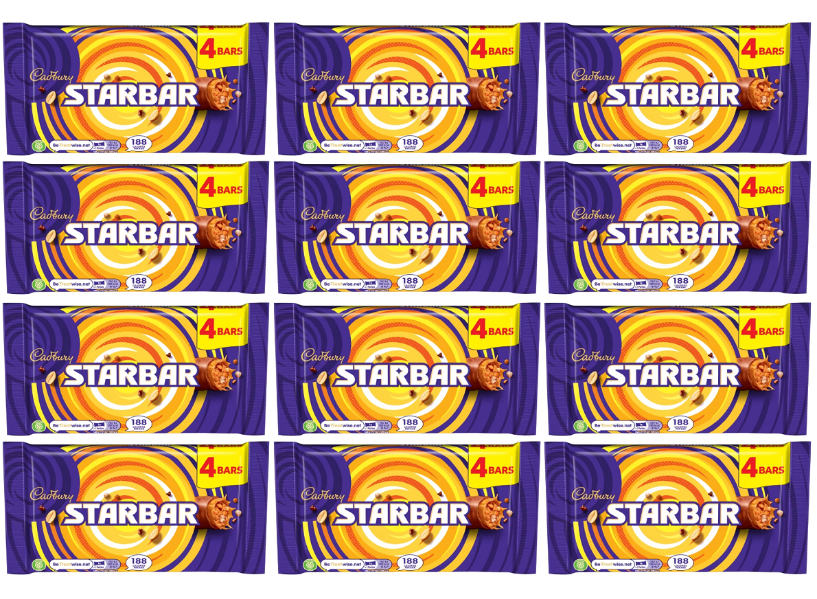 12 x Cadbury Starbar Bar 4pk - 148GM