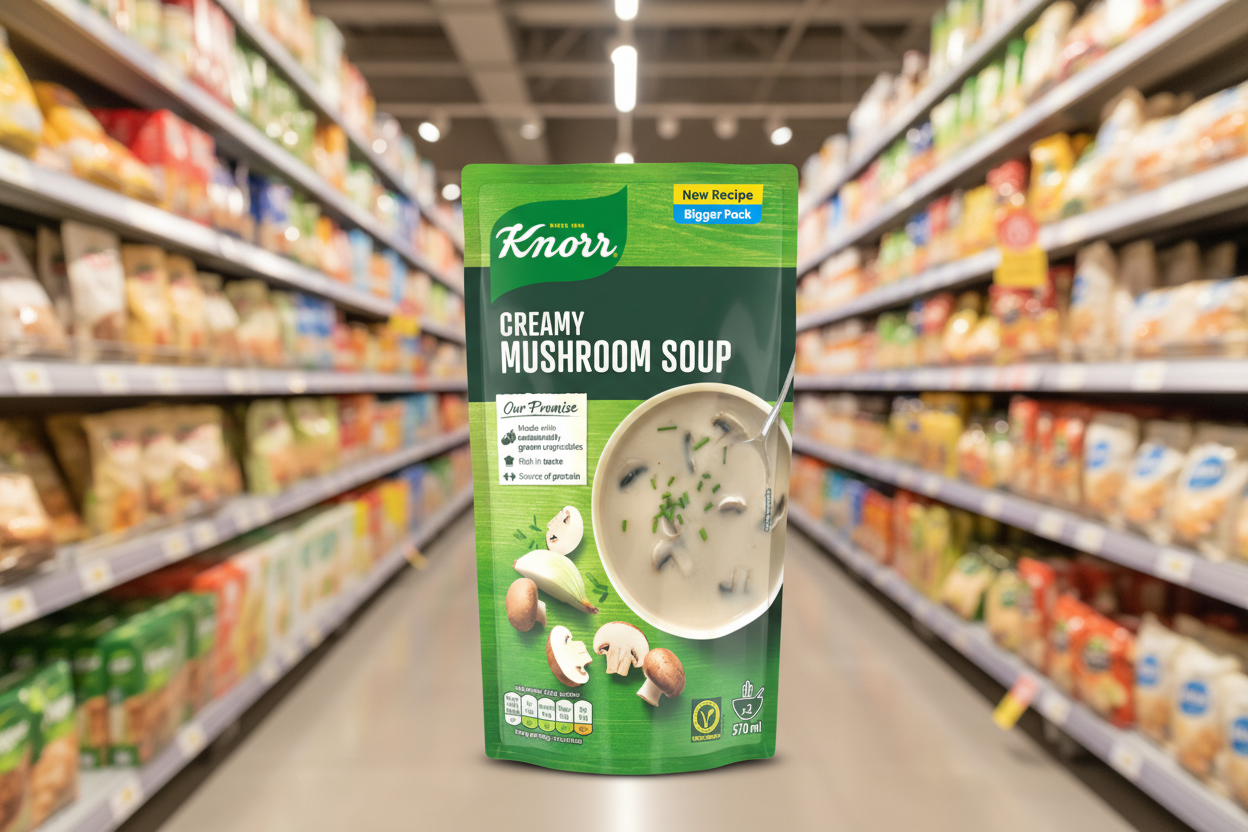 5 x Knorr Creamy Mushroom Soup 570ml