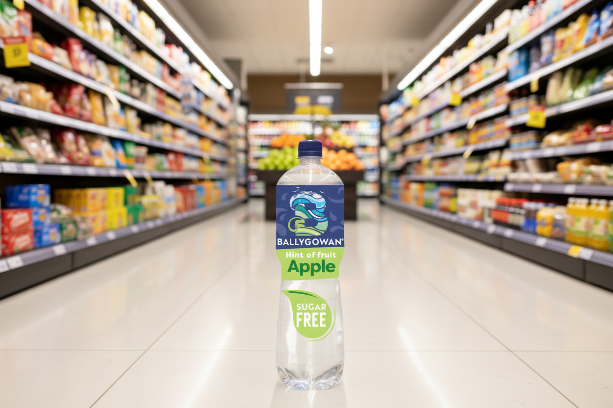 15 x Ballygowan Hint Of Fruit Apple Bottle 750Ml