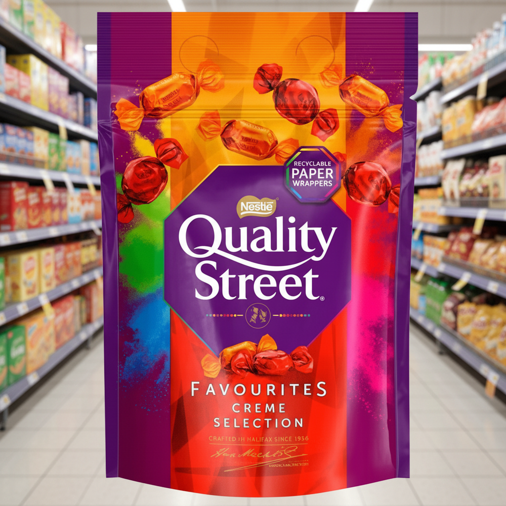 8 x Quality Street Golden Selection Pouch - 283GM