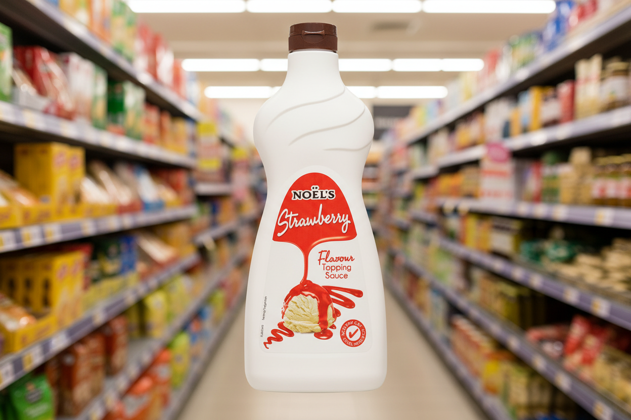 6 x Noel's Strawberry Flavour Topping Sauce 1Kg