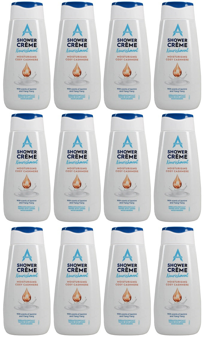 12 x Astonish Crème Shower Cashmere - 400ML