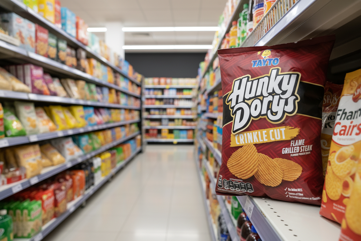 12 x Tayto Hunky Dory Flame Grilled Steak 130G