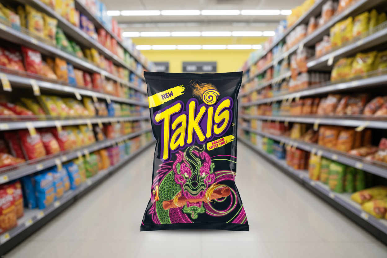 18 x Takis Dragon Sweet Chilli Snack - 100GM