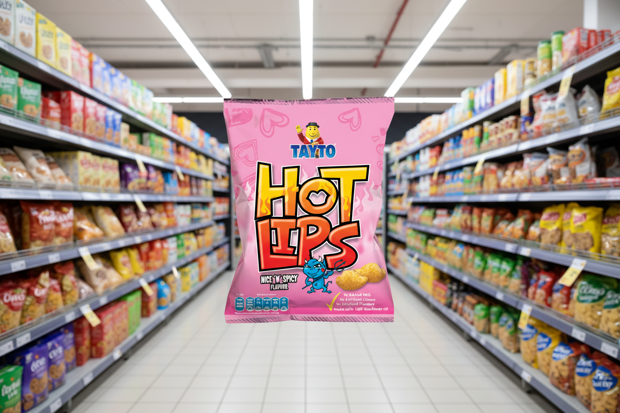 32 x Tayto Hot Lips Nice  N  Spicy Flavour 40G