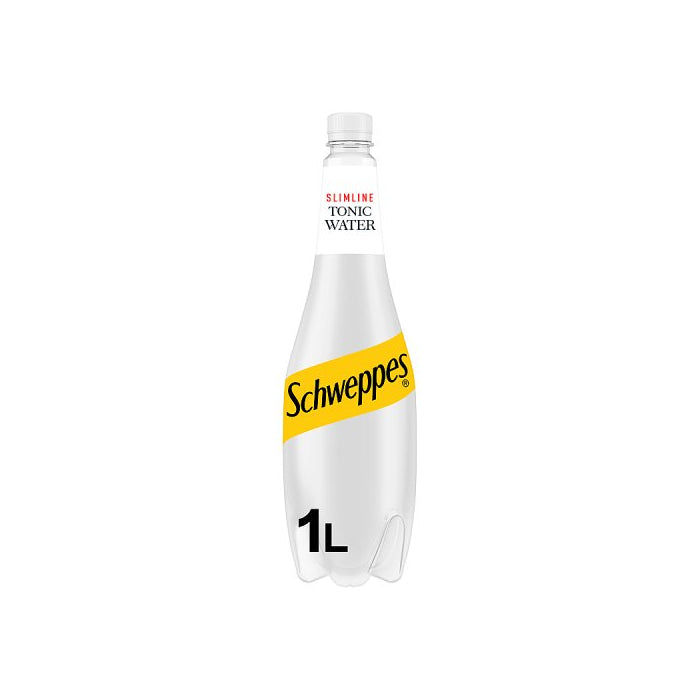 12 x Schweppes Slimline Tonic Water - 1LTR